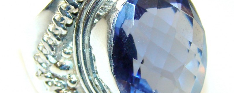 blue topaz sterling silver ring