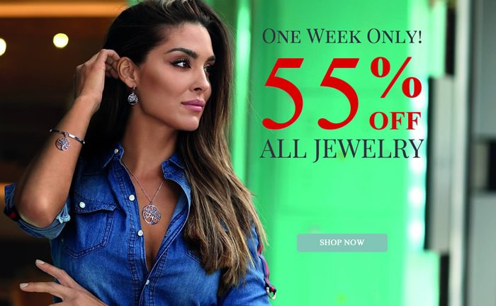 One Week Only! ALL Jewelry 55% OFF