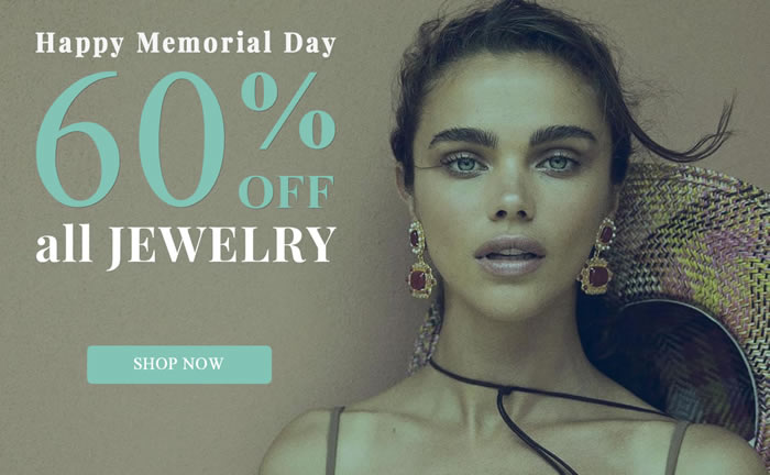 Memorial Day SALE - All Jewelry 60% OFF