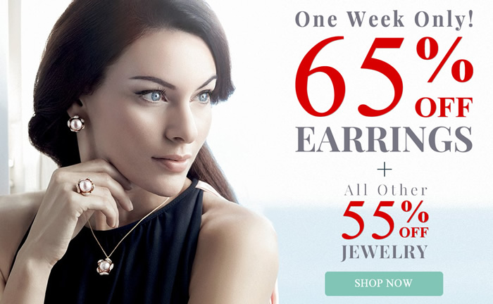 All Earrings 65% OFF & All Other Jewelry 55% OFF