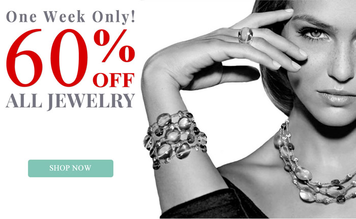 All Jewelry 60% OFF - One Week Only