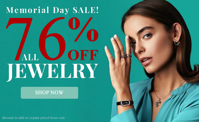 Happy Memorial Day - All Jewelry Up To 77% OFF