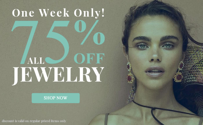 All Jewelry 75% OFF