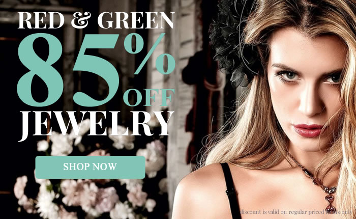 Red & Green Jewelry 85% OFF