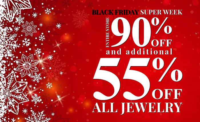 Black Friday Super Week! All JEWELRY 55% OFF
