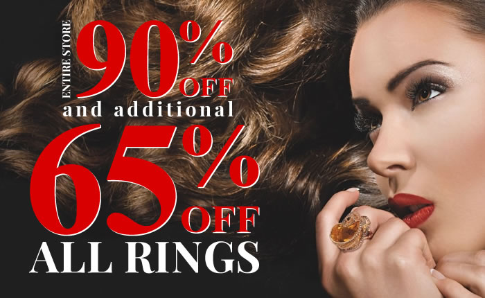 All Rings 65% Off + All Other Jewelry 60% Off