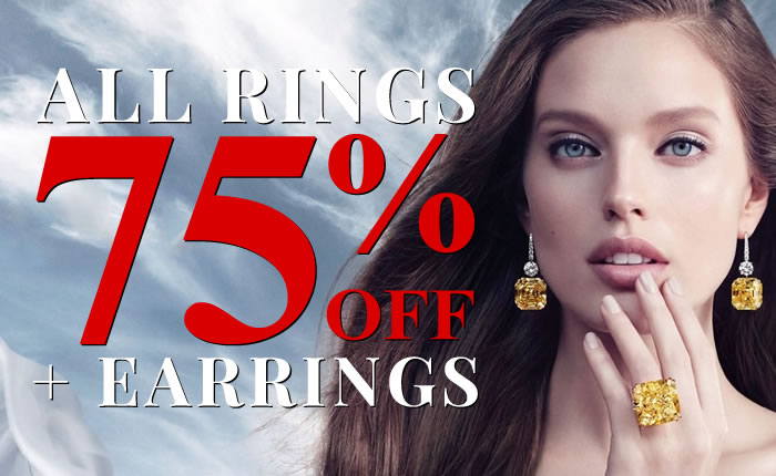 All Rings & Earrings 75% OFF