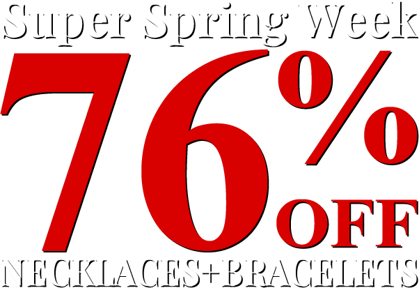 All Necklaces & Bracelets 76% OFF