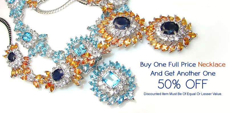 Buy One Necklace - get another one 50% OFF