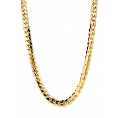 14K GOLD CHAIN 18.7 grams MENS HOLLOW MIAMI CUBAN LINK CHAIN 100% AUTHENTIC STAMPED 14K FOR METAL PURITY AND AUTHENTICITY