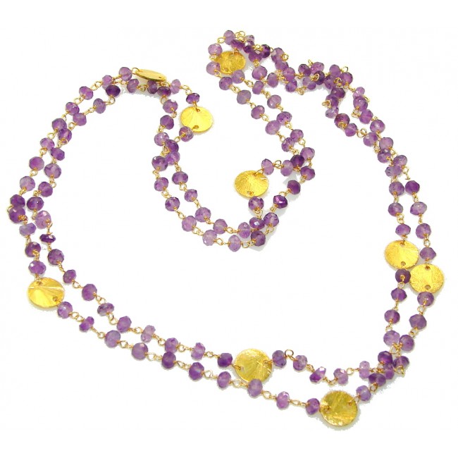 Fabulous Purple Amethyst necklace