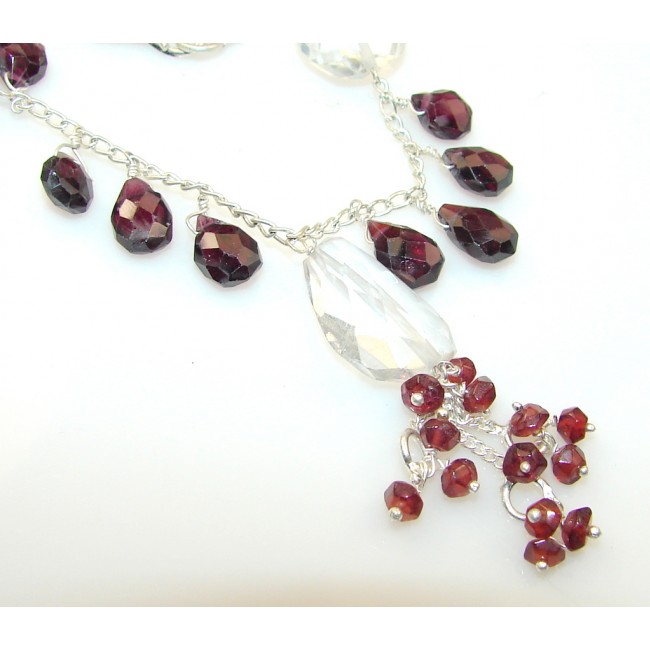 Gentle Crystal Sterling Silver necklace