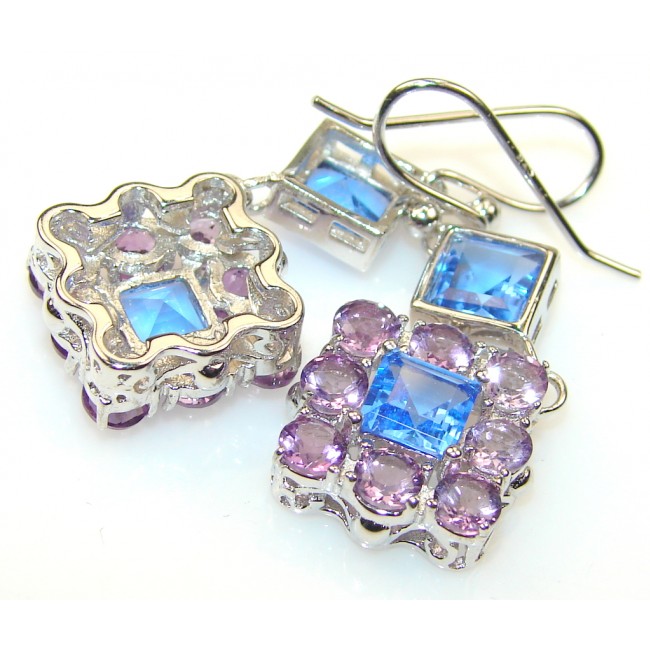 Delicate Blue Quartz Sterling Silver earrings