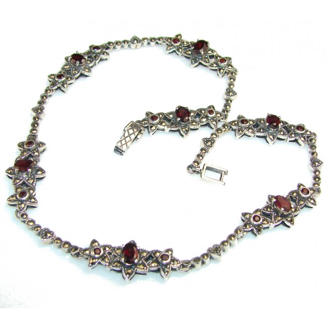 Love's Garnet Quartz Sterling Silver necklace