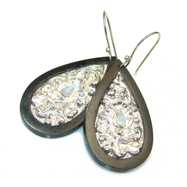 MY Sweet!! Moonstone Sterling Silver earrings