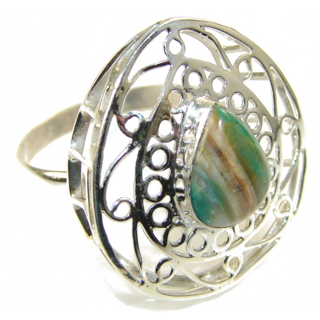 Traditions Chrysoprase Sterling Silver ring s. 12