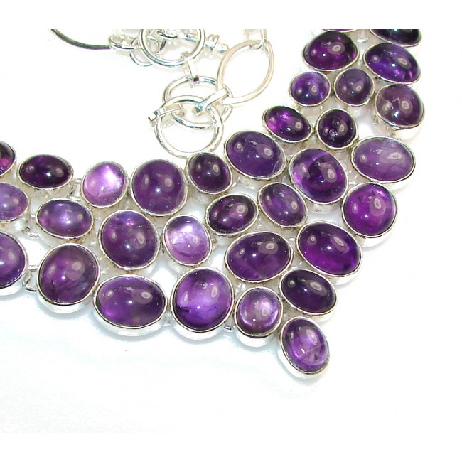 Purple Spell!! Amethyst Sterling Silver necklace