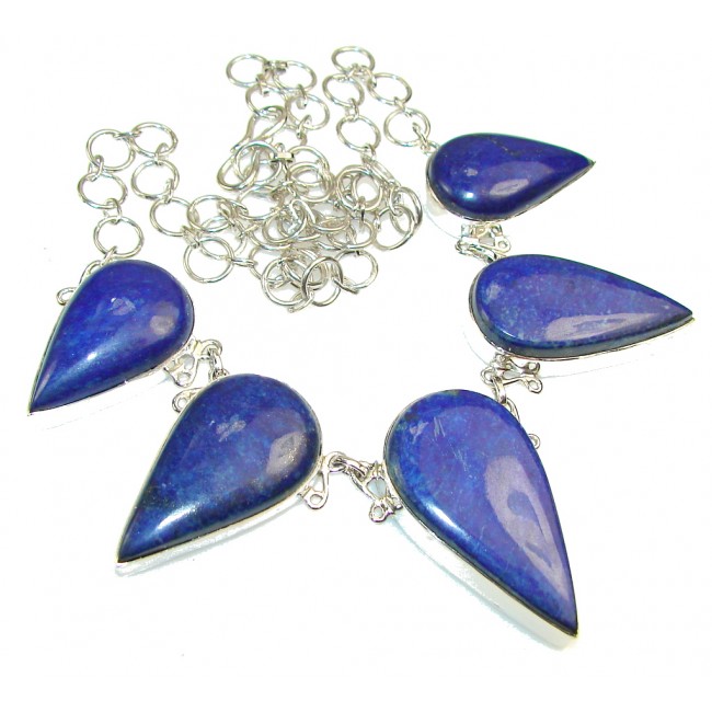 Stone of Venus!! Sodalite Sterling Silver necklace