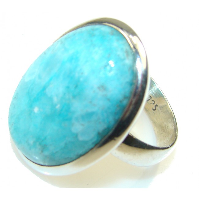 Inspire Blue Rhodochrosite Sterling Silver ring s. 8