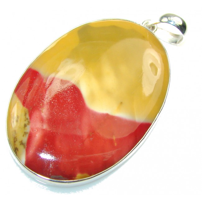 Awesome Australian Mookaite Sterling Silver Pendant