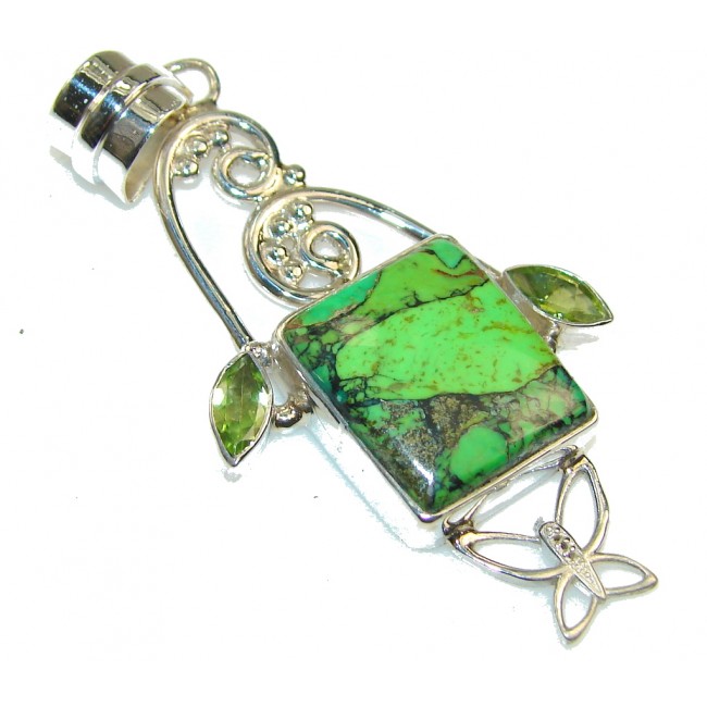 Konta In Mint!! Turquoise Sterling Silver Pendant