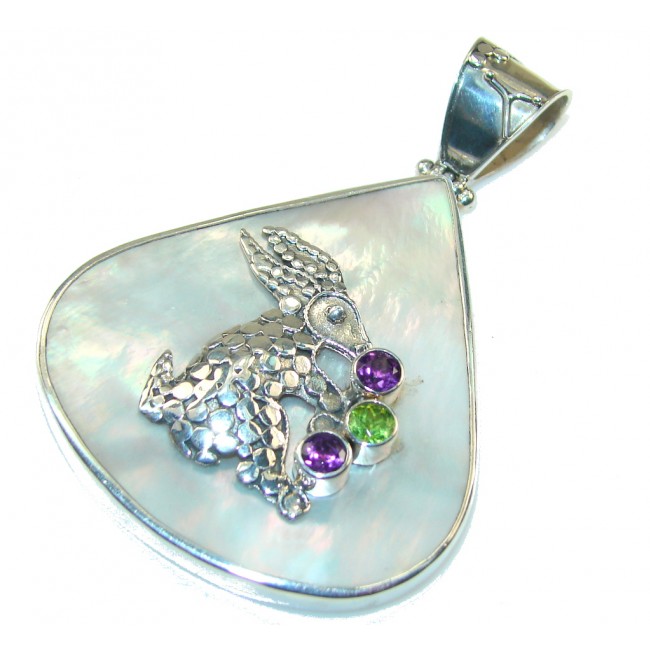 Great Blister Pearl Sterling Silver pendant