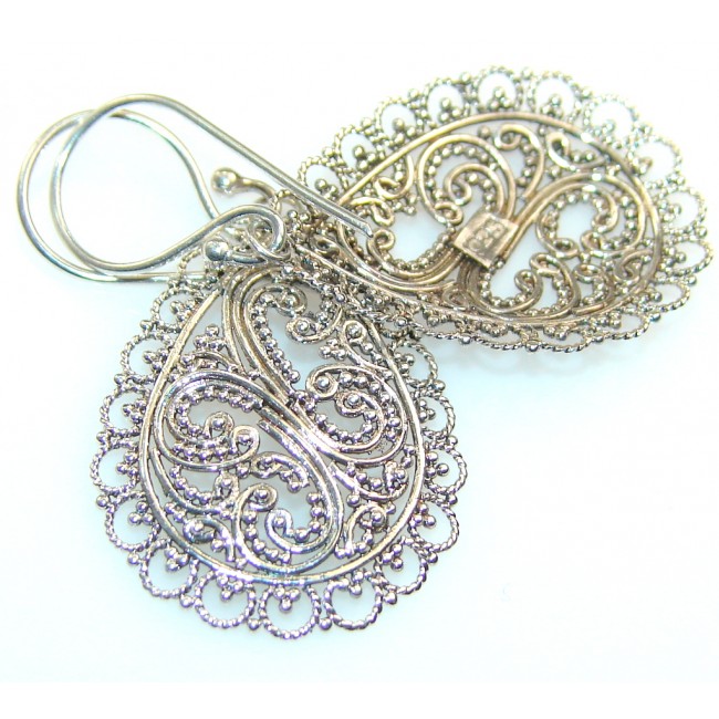 Amazing Handcrafted Sterling Silver Earrings