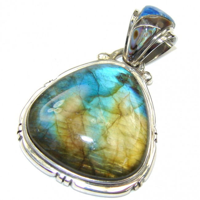 Just Perfect! AAA Blue Labradorite Sterling Silver Pendant