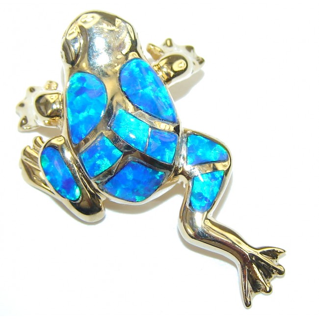 Lucky AAA Japanese Fire Opal Sterling Silver Pendant