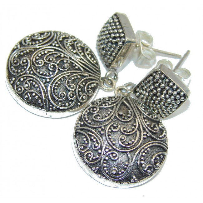 Bali Secret Handcrafted Sterling Silver earrings