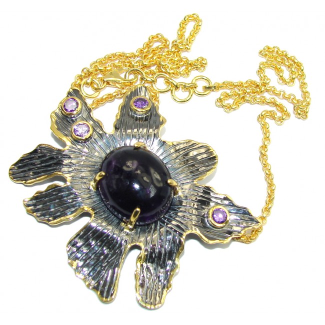 Mystic Princess Purple Amethyst Sterling Silver necklace