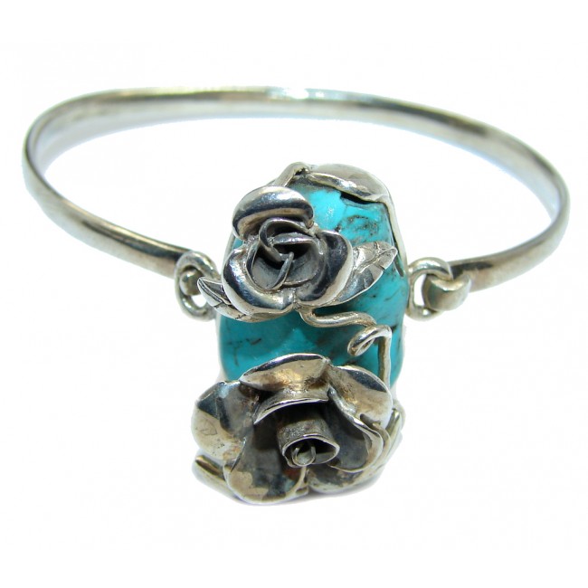 Enchanted Meadow Turquoise Sterling Silver Bracelet / Cuff
