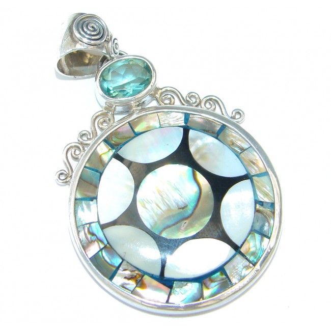 Fashion natural Shell Sterling Silver Pendant