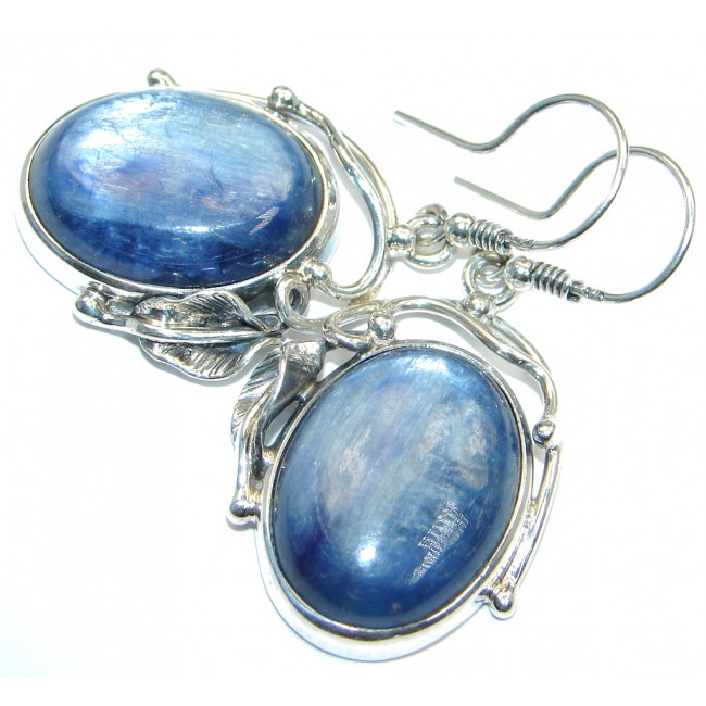 Be Bold Authentic Kyanite handmade Sterling Silver earrings