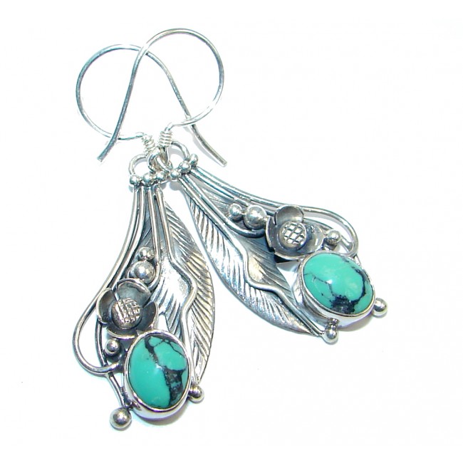Slepping Beauty Turquoise Sterling Silver earrings