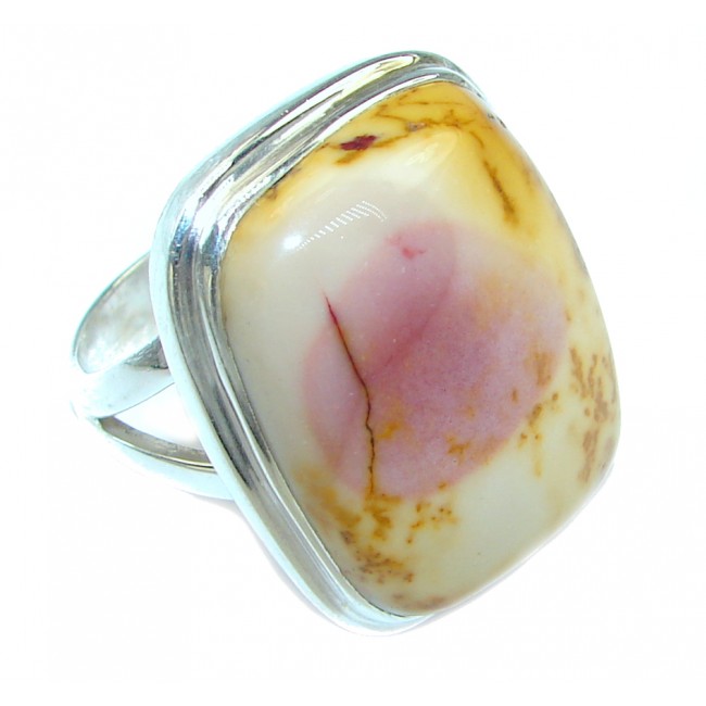 Australian Brecciated Mookaite Sterling Silver Ring size adjustable