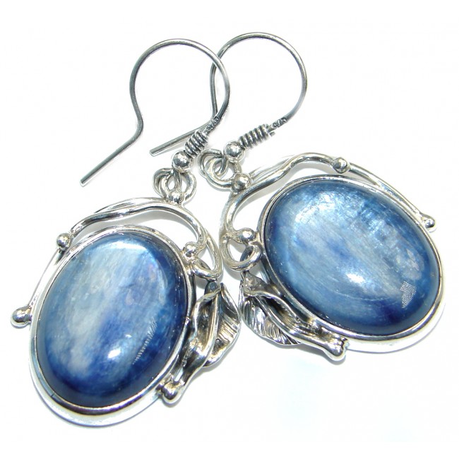 Be Bold Authentic Kyanite handmade Sterling Silver earrings