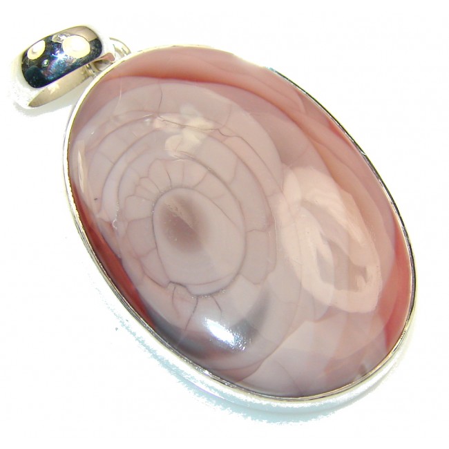 Awesome Wild Horse Jasper Sterling Silver Pendant
