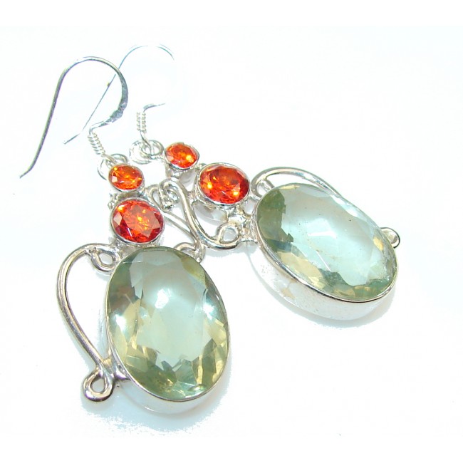 Awesome Color Quartz Sterling Silver earrings