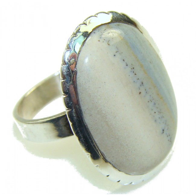 New! Imperial Jasper Sterling Silver Ring s. 9