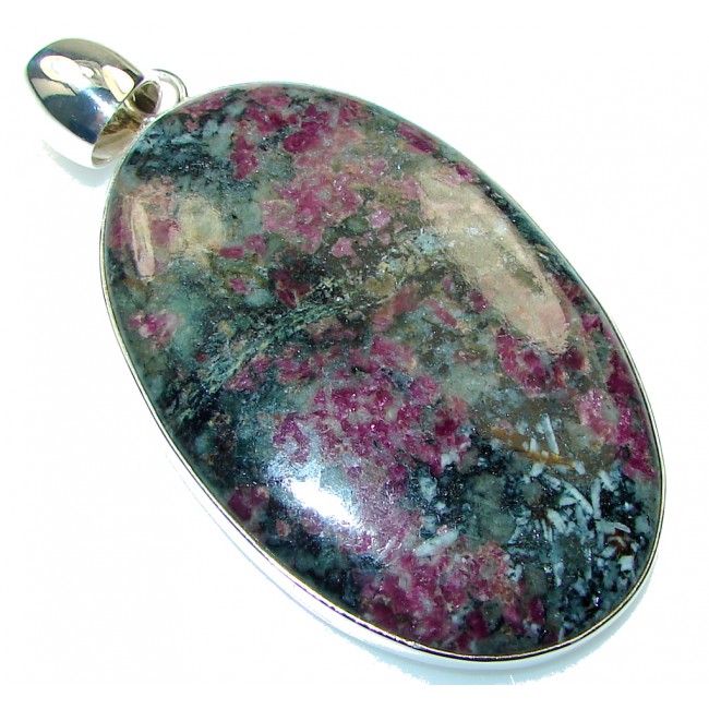 Perfect! Russian Eudialyte Sterling Silver Pendant