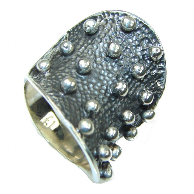 Wonderful Look Of Silver Sterling Silver Ring s. 8