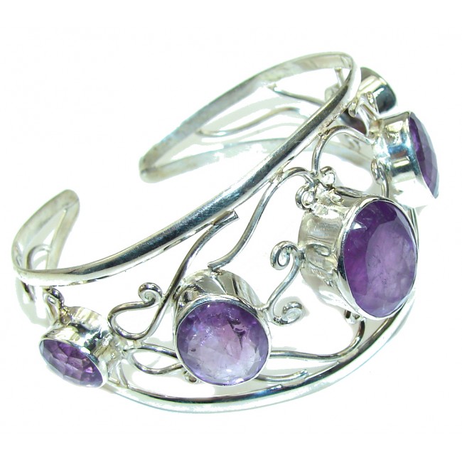 Lavender Dream! Amethyst Sterling Silver Bracelet / Cuff