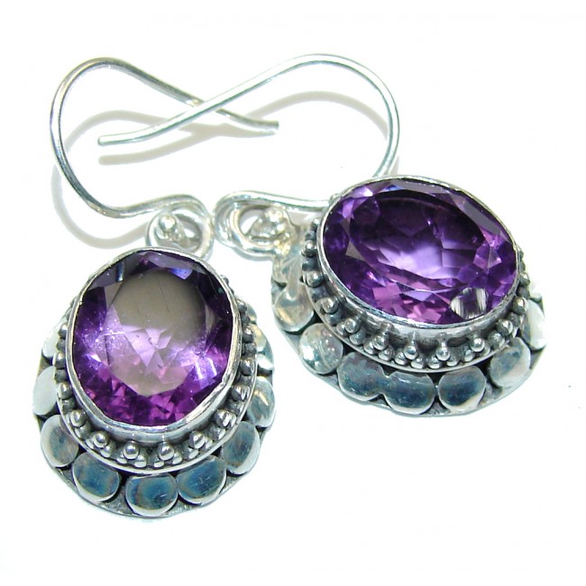 Lavender Dream! Purple Amethyst Sterling Silver earrings