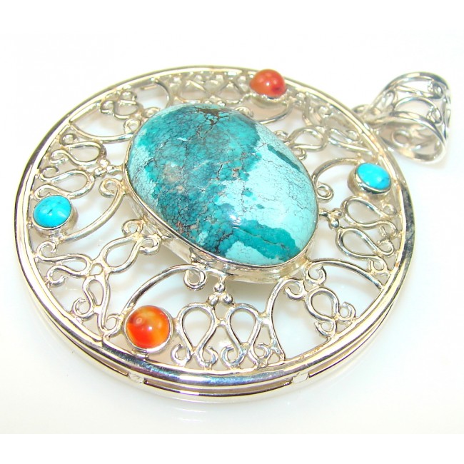 Traditions Turquoise Sterling Silver Pendant