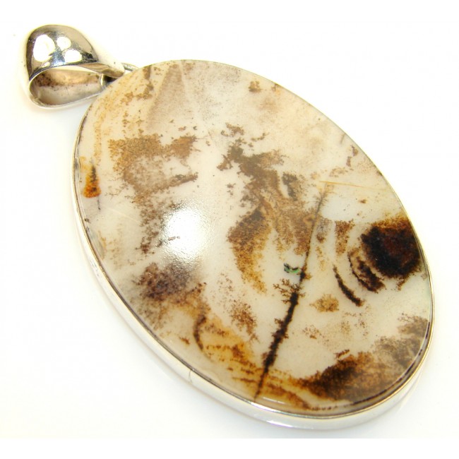 Awesome Scentic Agate Sterling Silver Pendant