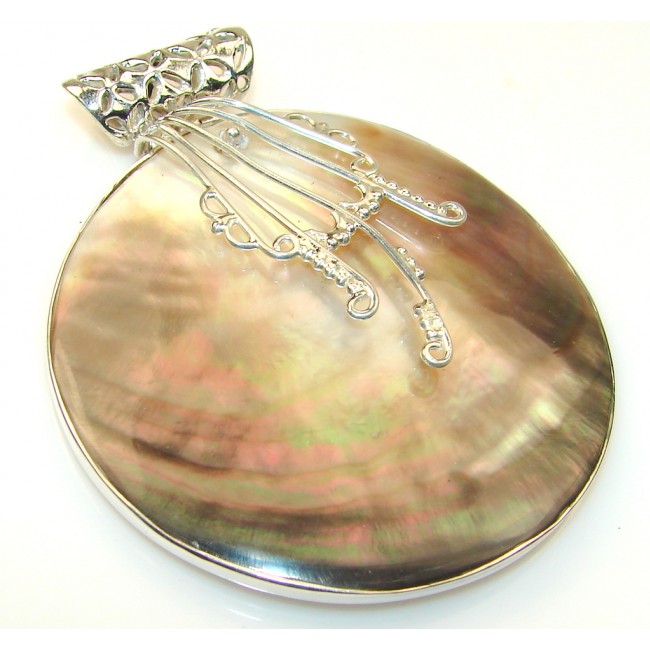 Movment Rainbow Abalone Sterling Silver Pendant