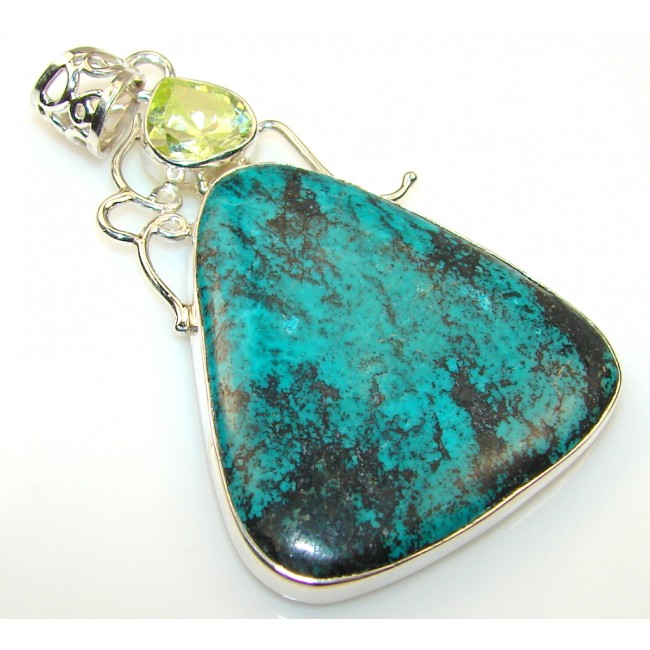 Mystries Turquoise Sterling Silver Pendant
