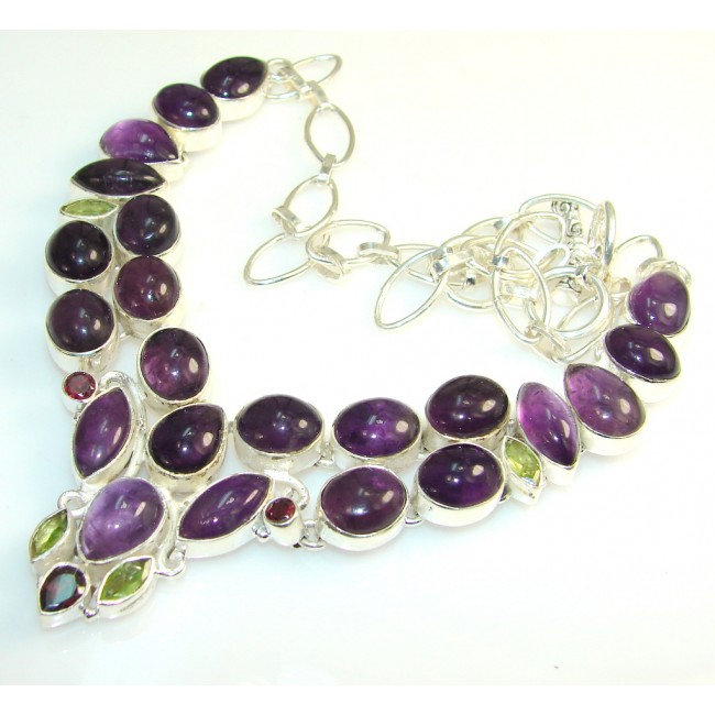 Path Of Life Amethyst Sterling Silver necklace