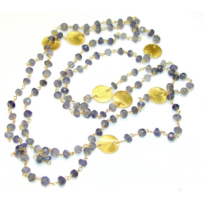 Amazing Lights Iolite Sterling Silver necklace
